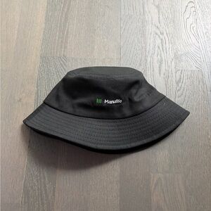 Manulife black bucket hat